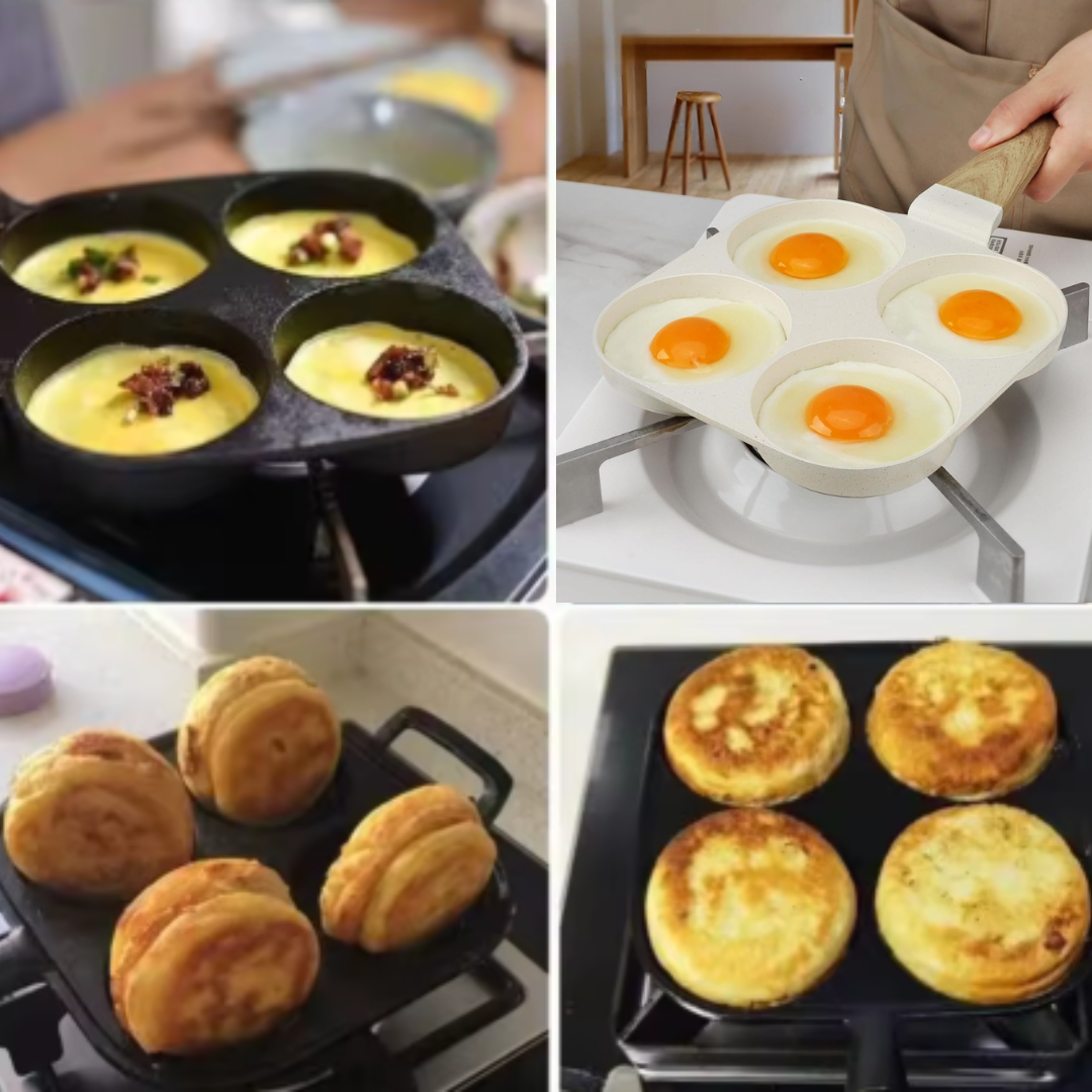 Sartén Padella de 4 divisiones + (Pack 5 utensilios + 2 recetarios gratuitos)